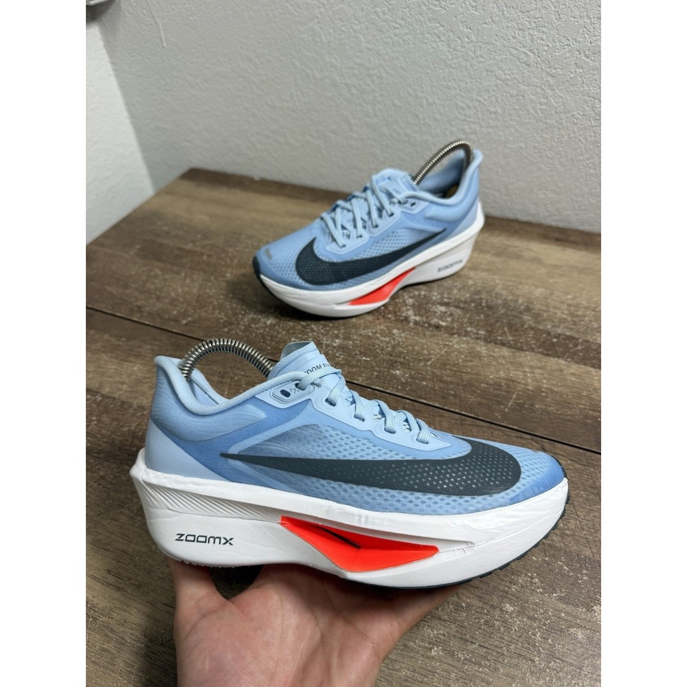 NEW Zoom Fly 6 Ice Blue Blue Fox-White IQ9405-411 Size 5 M / 6.5 W Sneakers